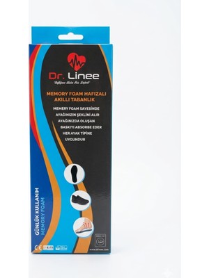 Dr. Linee Dr Linee Memory Foam Hafızalı Akıllı Ortopedik Ayakkabı Tabanlığı