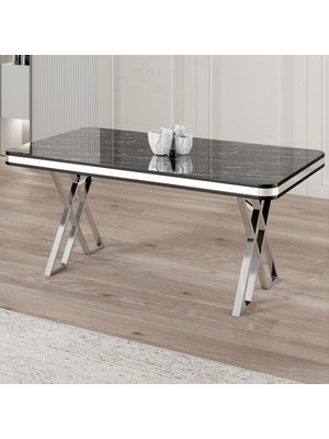 Canisa Raja Serisi 80X130 Lak Panel Sabit Masa Mutfak Masası