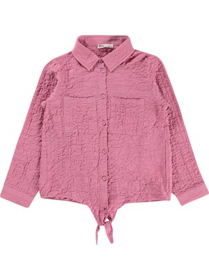Civil Girls Cepli 10-13 Yaş Gömlek - Pembe