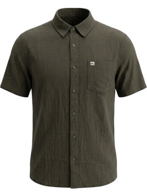 Quiksilver Timebox Haki Erkek Gömlek