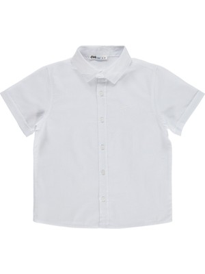 Civil Boys Basic Kısa Kol 10-13 Yaş Gömlek - Beyaz
