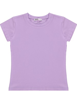 Civil Girls Basic 2-5 Yaş Tişört - Lila