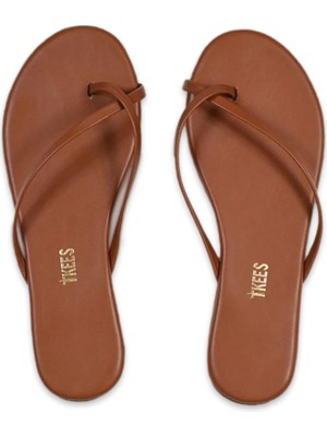 Tkees TK-3001Z Parmak Arali Taba Kadın Terlik