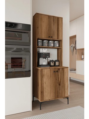 Gani Home Vento Kahve Köşesi Çok Amaçlı Mutfak Dolabı