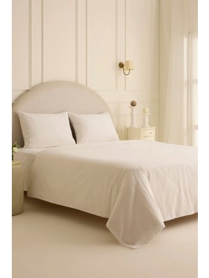 Karaca Home Lunelle Dantelli Çift Kişilik Nevresim Takımı Beyaz