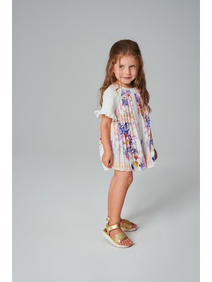 Lia Lea Bg Store Kız Bebek Desenli Elbise