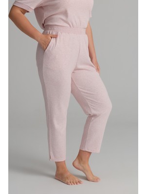 Hays Kadın Plus Size Pamuklu Örme Pantolon