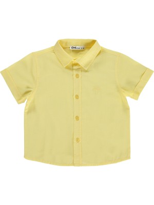 Civil Boys Basic Kısa Kol 2-5 Yaş Gömlek - Sarı
