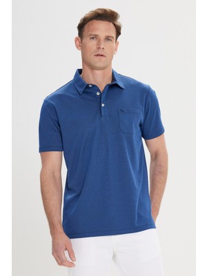 Altınyıldız Classics Comfort Fit Rahat Kesim Polo Yaka Pamuklu Kısa Kollu Tişört