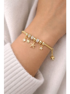 Stainless Steel Çelik Charm Bileklik
