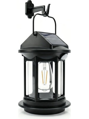 Panther Solar + USB Şarjlı Kamp Lambası 200 lm Aydınlatma Özelliği ile Dış Mekan Kullanımı için Tasarlandı