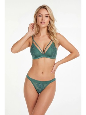 NBB Yeşil Fileli Sütyen Külot Takımı