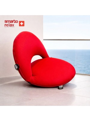 Smarto Relax Katlanabilir Minder — Taşınabilir, Dayanıklı, Kırmızı,