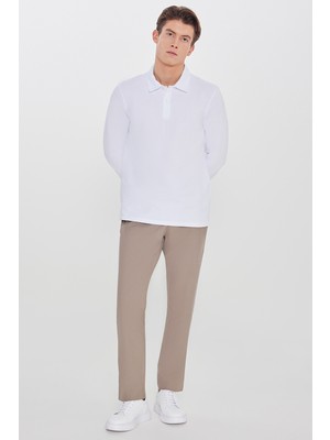 Altınyıldız Classics Slim Fit Dar Kesim Beli Bağlamalı Yan Cepli Pantolon