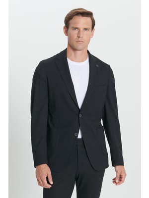Altınyıldız Classics Slim Fit Dar Kesim Mono Yaka Yünlü Takım Elbise