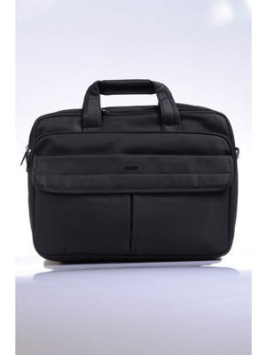 Ççs 71242 Siyah Kumaş Laptop Bölmeli Evrak Çantası
