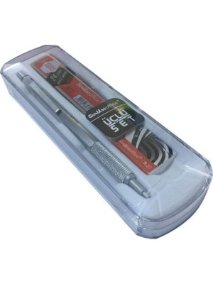 Scrikss Saten Gri Graph-x 0.5 mm Kalem Silgi Uç Seti