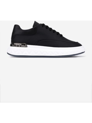 Valmenti Erkek Hakiki Deri Siyah Sneakers & Spor Ayakkabı 1093 3455 Erk Ayk Y26 Sıyah mt