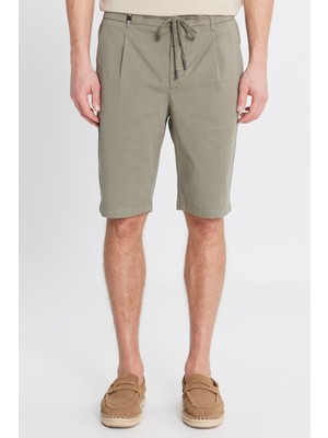 Altınyıldız Classics Pamuklu Slim Fit Beli Bağlamalı Yan Cepli Esnek Şort