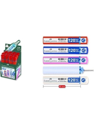 Faber-Castell Faber Castell Grip Min 0.7 2b 60mm, 120`li 5 Tüp Karışık Set