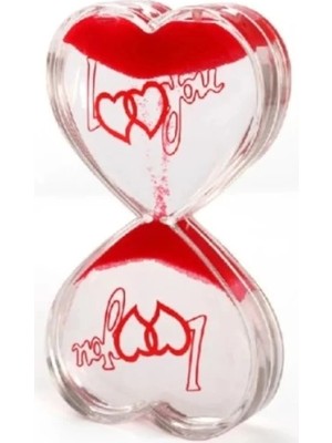 İlanib Ticaret Kalp Şeklinde Jel Kum Saati