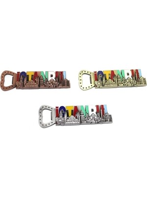 İlanib Ticaret Istanbul Yazısı Metal Magnet ve Açacak