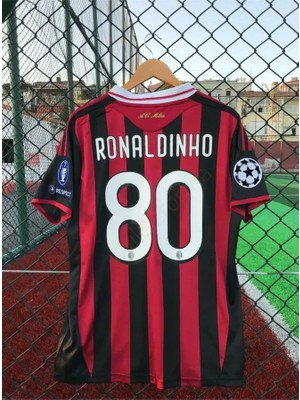Alaturka Mix Çok Renkli A.c. Milan 2009/2010 Sezonu Ronaldinho Nostalji Forması