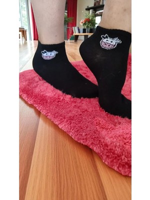 Famemus Accessory Fiğürlü Yeni Model Kısa Patik Çorap