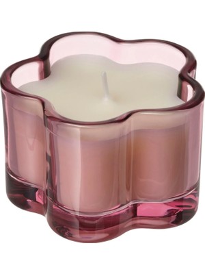 Ikea Morkulla Bardakta Kokulu Mum Pembe 12 Saat Leylak