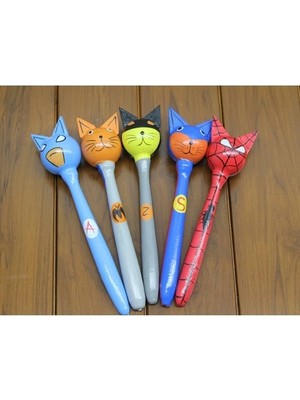 İlanib Ticaret Ahşap 5'li Marakas Seti Model 1