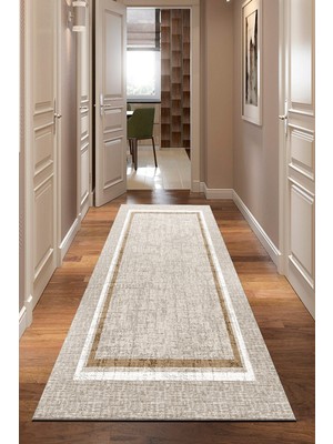 Dekomod Dijital Baskı Dört Mevsim Kaymaz Taban Yıkanabilir Kesme Koridor Mutfak Oda Yolluk Halı