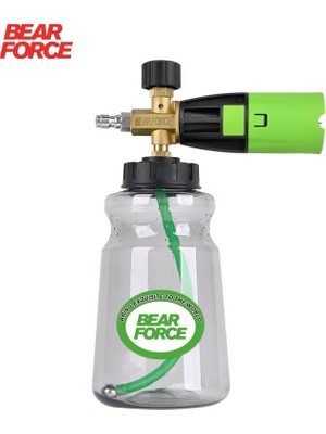 Robeve Bear Force Pro+ Foam Lance Köpük Yapıcı Aparat Pro Model Köpük Aparatı Profesyonel Oto Yıkama Köpük Yapıcı Aparat
