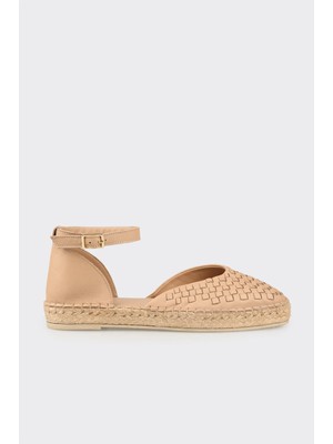Elle Naturel Deri Kadın Espadril
