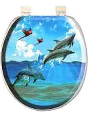 Pileli Store Desenli Yumuşak Klozet Kapak Büyük Puf 42X41CM - Herhangi Bir Desen Gönderilir (4887)