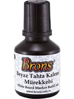 Brons 30 Cc Siyah Mürekkep Tahta Kalemi İçin Kolay Uygulama ve Silinme Özelliği