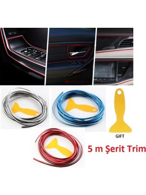 İlanib Ticaret Araba Dekorasyon Şeridi 5 Metre Trim Şeridi