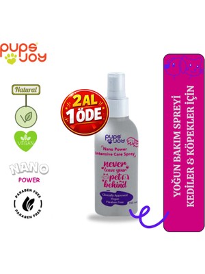 Pups Joy Pupsjoy Nano Gümüş Evcil Hayvan Yara ve Cilt Bakım Spreyi – Kedi ve Köpek Hijyenik Bakım 150 ml