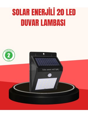 İlanib Ticaret Güneş Enerjili Su Geçirmez Dış Mekan Aydınlatma