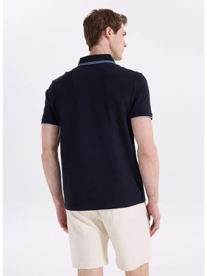 Jeep Lacivert Erkek Polo T-Shirt J6SM-TST7399