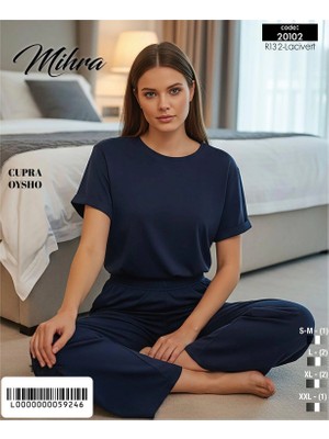 Pileli Store Mihra 20102 Kadın Oysho Kısa Kol Pijama Takımı