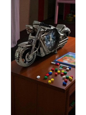 Famemus Accessory Motorbisiklet Görünümlü Çalar Saat