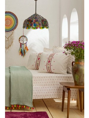 Karaca Home Elvra %100 Pamuk Nish Set Çift Kişilik Pike Takımı Multicolour