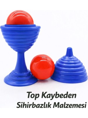 İlanib Ticaret Mavi Renk Sihirli Kupa Top Kaybetme Oyunu 7 cm