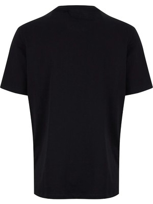 Jeep Siyah Erkek Loose Fit Baskılı T-Shirt J6SM-TST7315