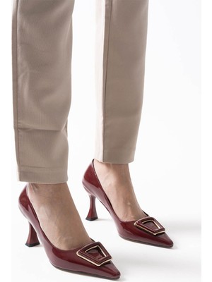 Zerenyus Menton Premium Stiletto Bordo Rugan 7 cm