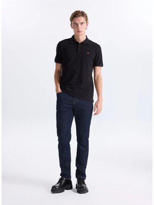 Mustang Lacivert Erkek Slim Fit Yıkamalı Denim Pantolon Vegas SLIM-1872