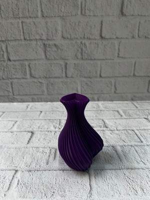 Zero Land Muratech Kalpli Mor Mini Vazo 5 cm Dekoratif Masa Üstü Aksesuar