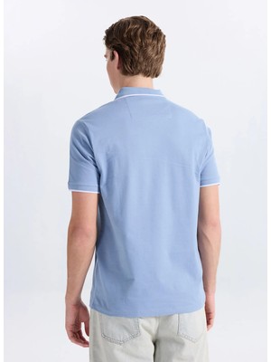 Jeep Açık Mavi Erkek Polo T-Shirt J6SM-TST7299