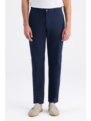 D'S Damat Ds Damat Comfort Fit Lacivert Gabardin Chino Pantolon 6HCC3I303778M