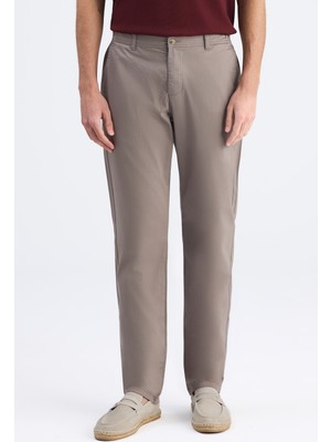 D'S Damat Ds Damat Comfort Fit Vizon Gabardin Chino Pantolon 6HCC3I303778M